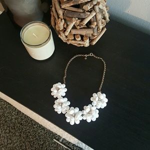 J.Crew statement flower necklace